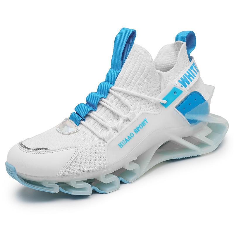 Spring New Men's Shoes Casual Sports Shoes Men's Blade Running Shoes Flying Mesh Big Mens Shoes