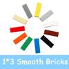 100PCS 63864 Dimension 1x3 Blocks Flat Tile MOC Assemble Particles Smooth 1*3 Construction Bricks DO IT YOURSELF Learning Creativity Toy ideal for