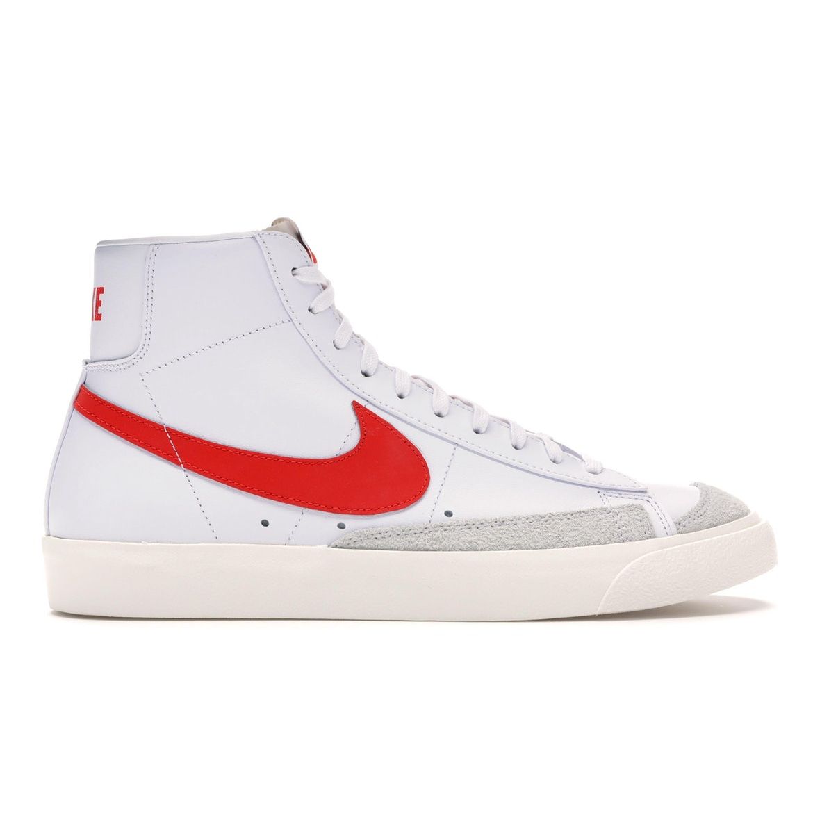 

Nike Blazer Mid 77 Vintage Habanero Красные кроссовки унисекс Парусно-белые BQ6806-600