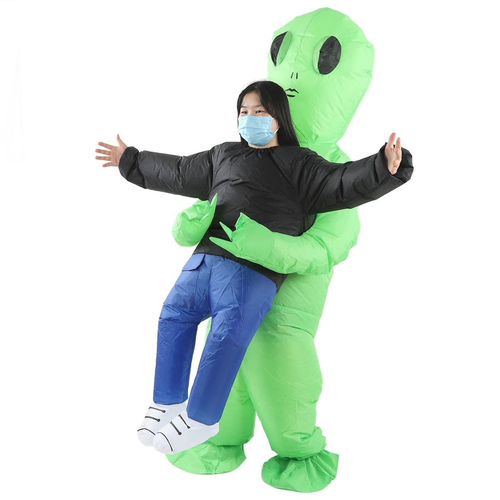 Inflatable Alien Rider Costumes Innovative Fun Waterproof Alien Carry People Costume for Cosplay