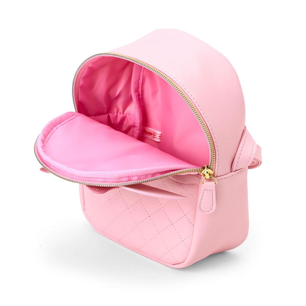 Sanrio My Melody Face-Shaped Shoulder Bag, PU Leather, Ages 3 and Up, 159808