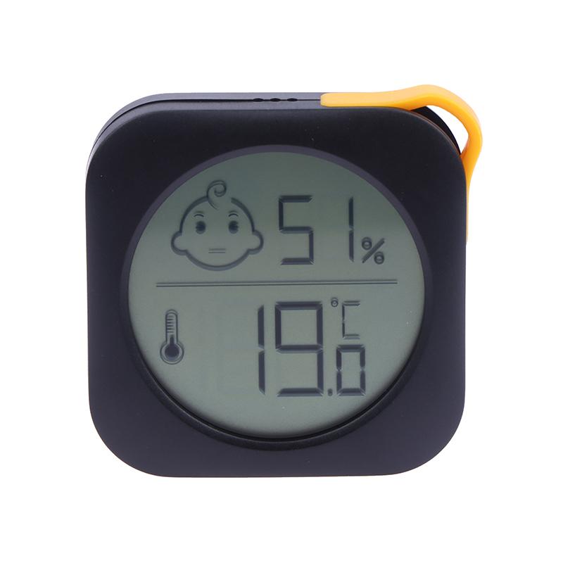

Portable Temperature Humidity Meter -20~60℃ 20%-95%RH With Comfort Icons WallDesk Stick Mount For Home Office Nursery чёрный