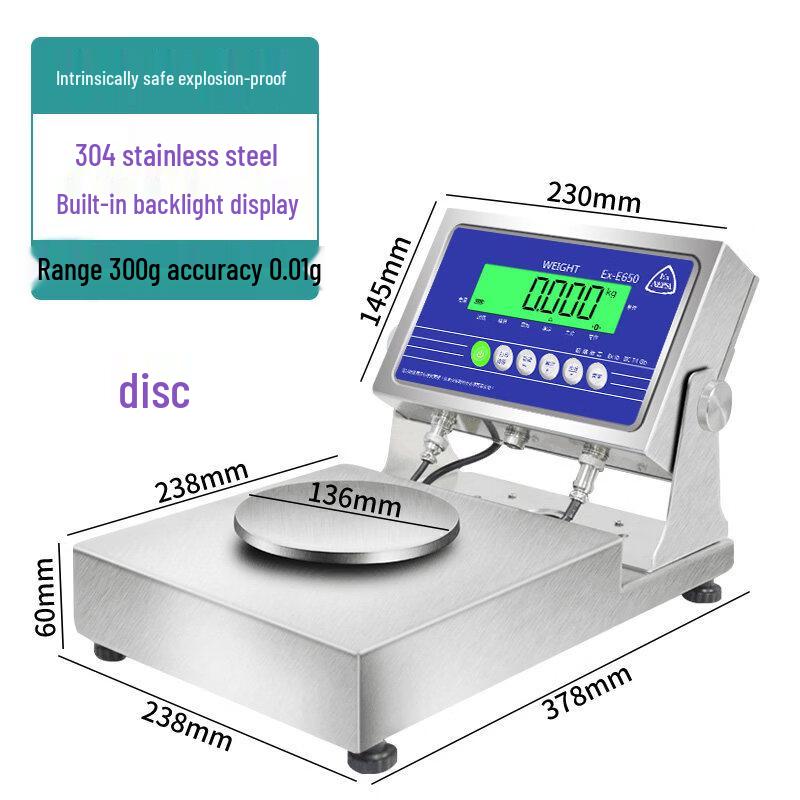 Ru Han ETX Intrinsically Safe Explosion-Proof Industrial Platform Scale