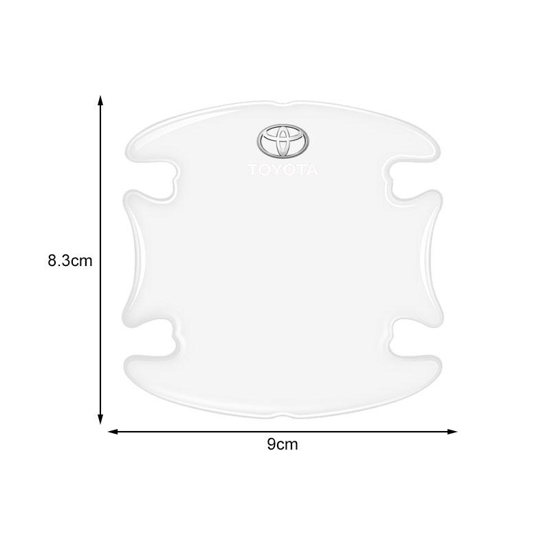 Car Body Anti-Collision Protection Strip Auto Door Handle Bowl Anti-Scratch Sticker for Toyota TRD GR Camry Corolla Crown Auris C-HR