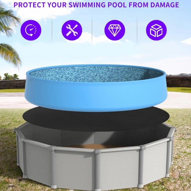 Thickened Round Pool Liner Pad for Above Ground Swimming Pool Swimming Pool Ground Cloth Above Ground Pool Mat