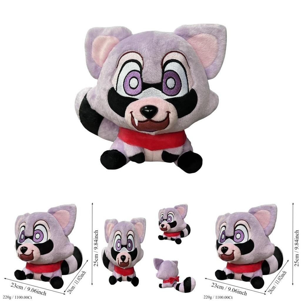 Purple Park Indigo Raccoon Plush Toy Doll Decoration Gift Animal Ornament Filler