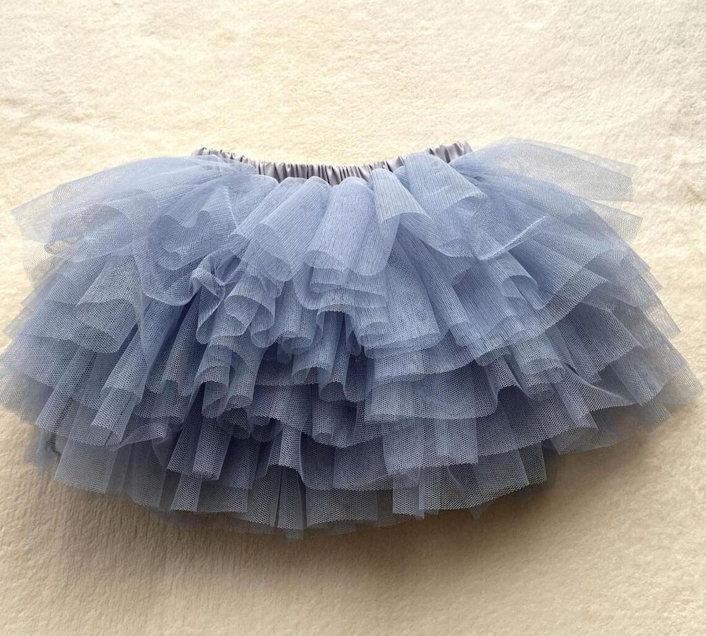 Falda Tutú de 6 Capas para Niñas para Cumpleaños Princesa Mini Fiesta Tul
