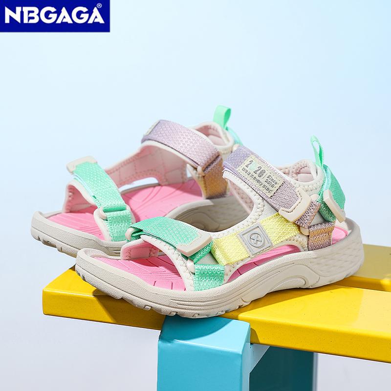 Children Casual Flat Sandals For Boys Girls Summer Beach Shoes Breathable Open Toe Non-Slip Outdoor Kids Walking Sandials