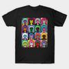 Men Black Print T-shirt Daria Warhol No-Cut Transfer Paper Print Cotton Tshirt