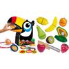 Toucan breakfast - jeu d'apprentissage en bois - basé sur la méthode montessori - lisciani