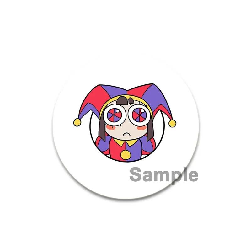 

32/44/58 мм Забавные животные, такие как кошки и собаки Значок Ад Клоун Лягушка Булавки Мультяшный узор Брошь Одежда Сумка Кепка Декор Ювелирные изделия 32mm