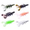 10Pcs/set Soft PVC Shrimp Lures Baits Swim Floating Sinking Lures Simulation Prawn Shrimp Fishing Tackle Lures Baits