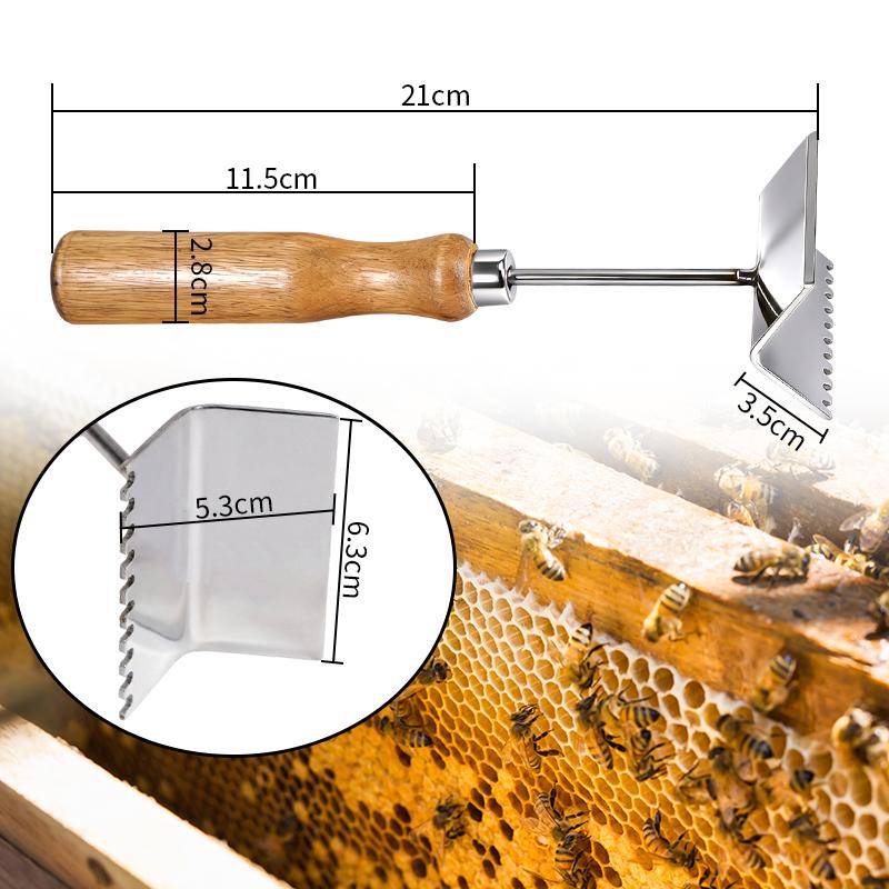 Honeycomb Bee Cleaning Shovel Brush Queen Excluder Cleaning Apiary Beekeeping Equipment Beekeeper Tool Bee Cleaning Shovel Tools