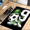 Soccer Printed Carpet, for Office Chair Living Room Bedroom Kitchen Room Decor Gifts.