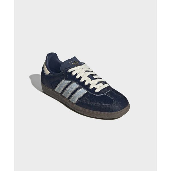 adidas Samba OG At Kılı Paketi - Gece İndigo Açık Gökyüzü Kadın Spor Ayakkabıları Mavi Dokunsal-Mavi JS3934