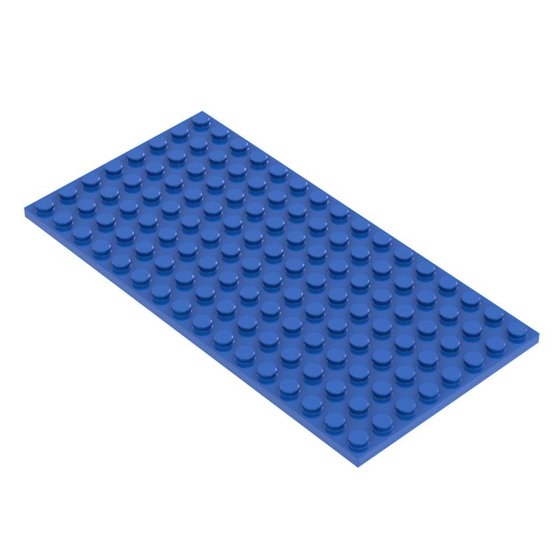 6PCS MOC Small Particle Building Blocks 8x16 Pieces Base Plate DIY Parts Accessories Compatible 92438