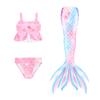 Meerjungfrauen-Badeanzug Mädchen Meerjungfrauenflosse Badebekleidung Kinder Badeanzug Set