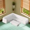1/50 Dollhouse Miniature Sofa Set Mini Realistic Furniture for Layout Sand Table Photo
