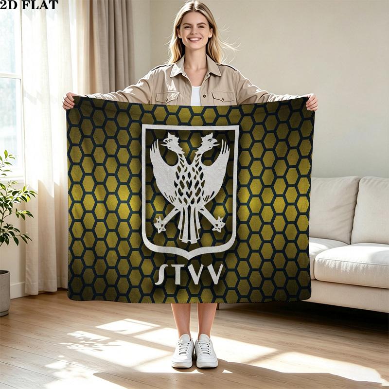 Sint-Truidense VV Print Flanelldecke Hohe Qualität Warm Bequem Decke für Alle Jahreszeiten Perfekt für Geschenke Heimdekoration