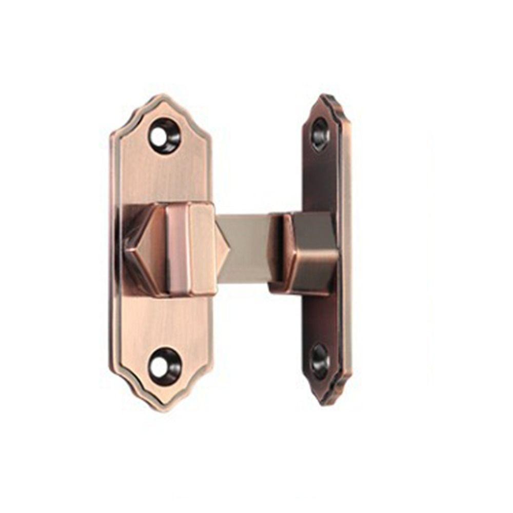 Anti-theft Door Bolt 90 Degree Door Hasps Right Angle Sliding Door Lock Guard