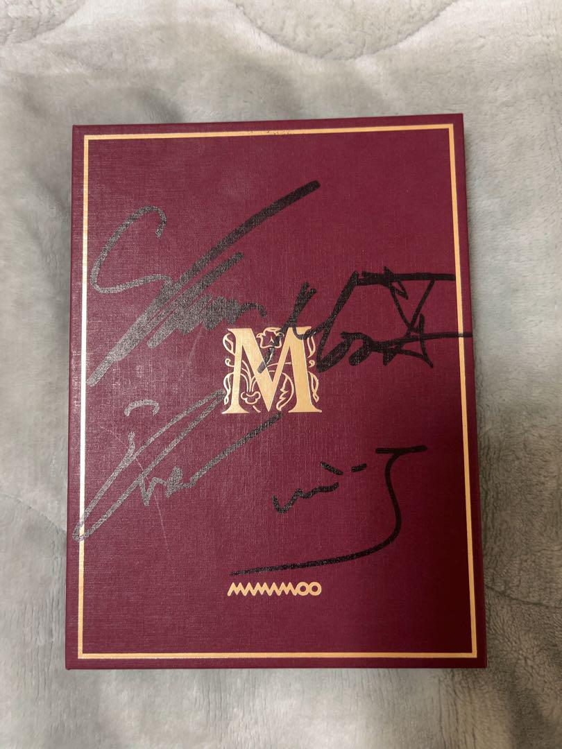 

[USED] MAMAMOO members signed album