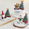 Christmas Decorations Reindeer Snow House Christmas Tree Pendants New  Party Gifts Christmas Atmosphere Desktop Decorations