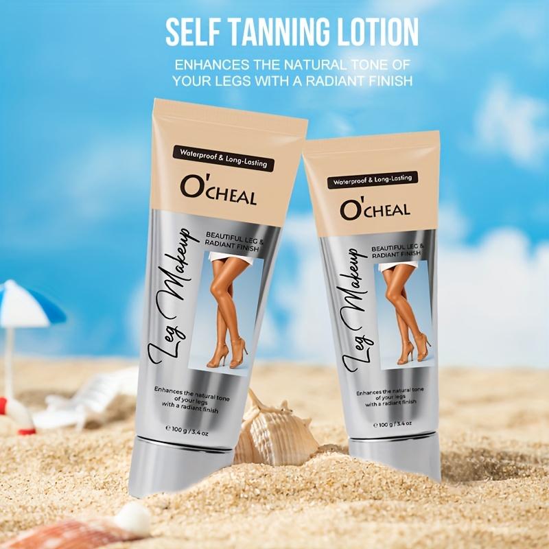 OCHEAL 100ml Beauty Leg Cream Makeup Body Coverage Long-lasting Waterproof Concealer Skin Tone Wheat Tan Brown Liquid Foundation