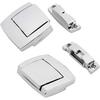 Chrome Tour Pack Pak Latches Fits For Harley Touring Street Electra Road Glide Ultra Classic FLHTCU FLHTC Limited FLHTK Anniversary FLHTCUSE8