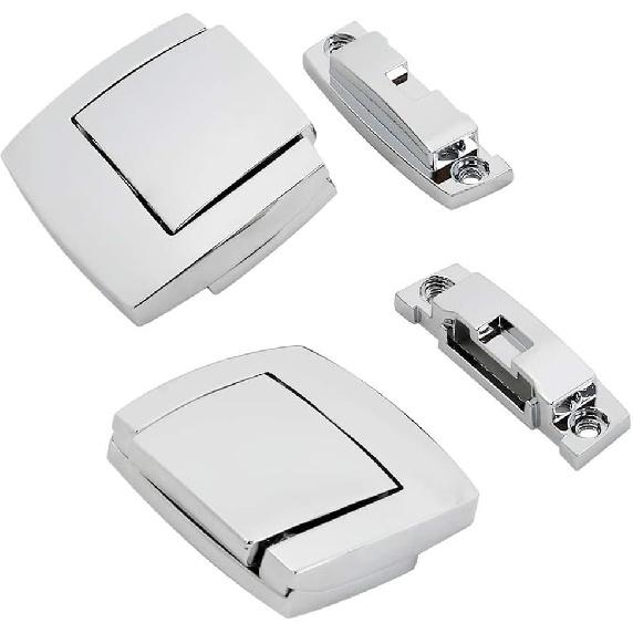 Chrome Tour Pack Pak Latches Fits For Harley Touring Street Electra Road Glide Ultra Classic FLHTCU FLHTC Limited FLHTK Anniversary FLHTCUSE8