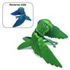 3D Printed Flexible Parrot Model Articulated Bird Figurine with Wing And Movable Joint Collectible Animal Ornaments for Home Office