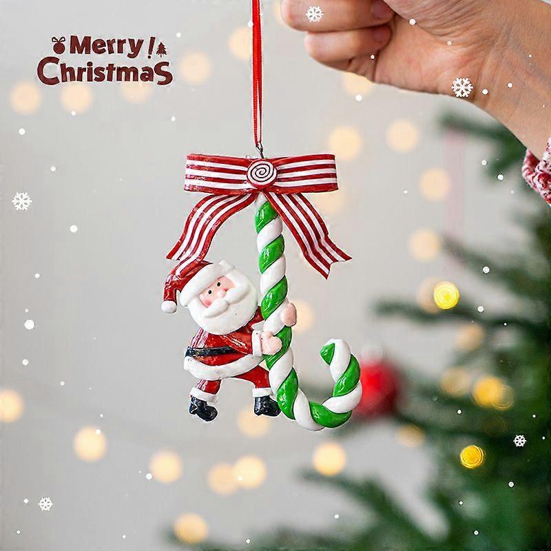 Christmas snowman specifications Christmas decoration home scene layout props Christmas pendant Santa Claus pendant Christmas gingerbread man polymer