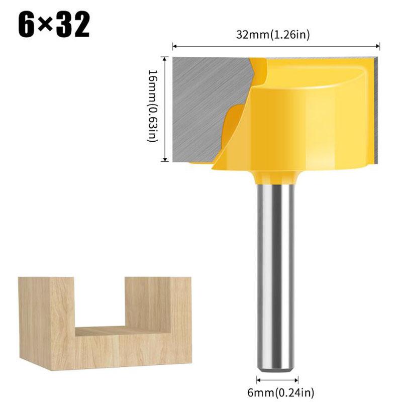 

Фреза для очистки дна 6 мм, твердосплавная, для фрезера, инструменты для деревообработки, фреза для ЧПУ, концевая фреза для дерева 6*32