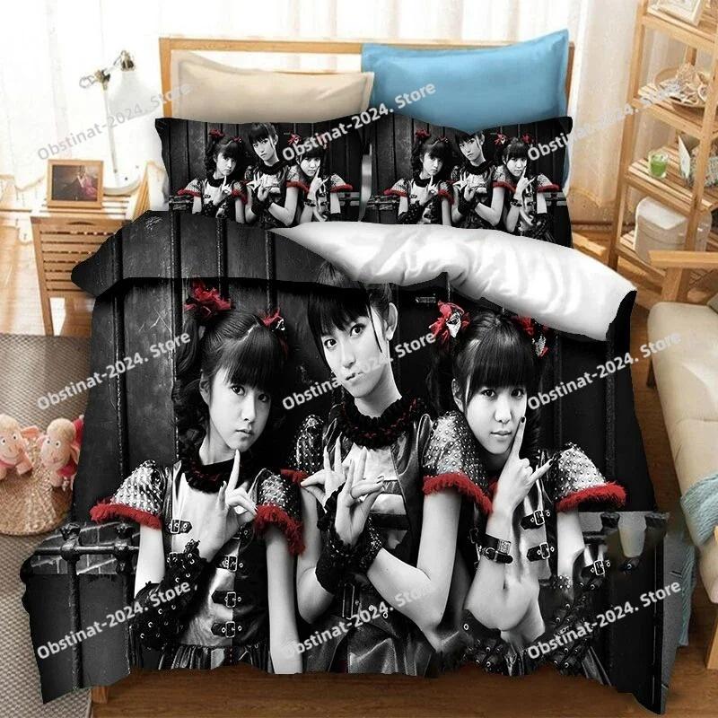 3d Printing BABYMETAL Rock Band Bedding Set Boys Girls Twin Queen Size Duvet Cover Pillowcase Bed Kids Adult Home Textiles