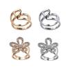 Hollow Out Fashion Jewelry Crystal Flower Shawl Clip Koean Brooch Pin Scarf Ring Women Scarf Buckle