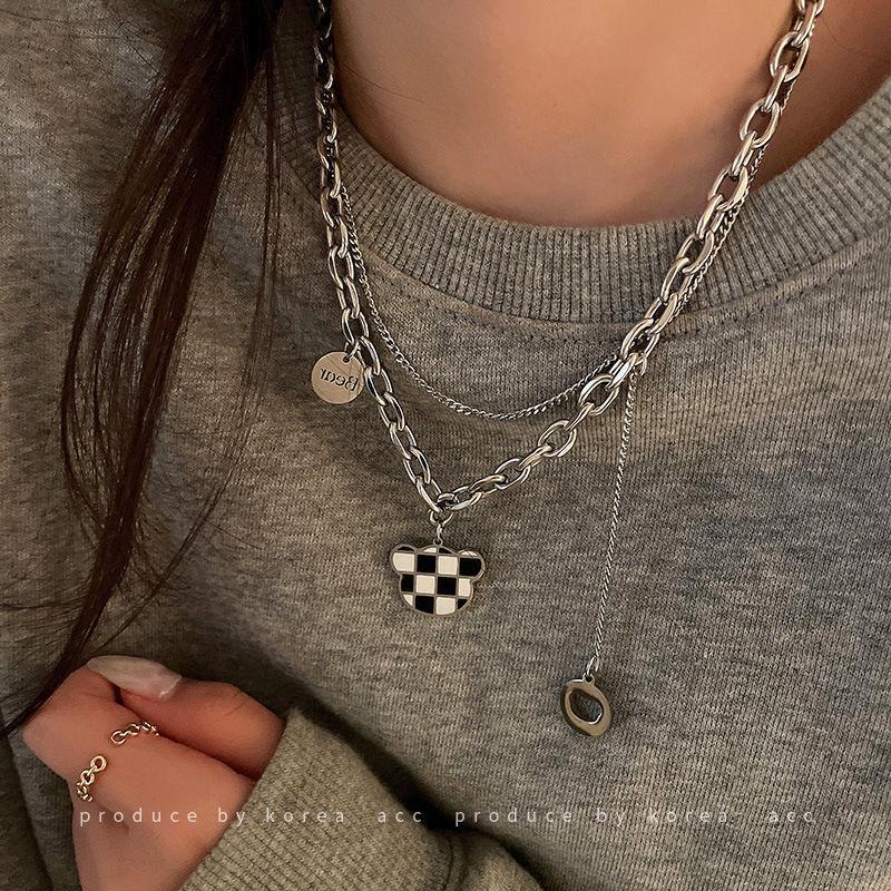 2022 Summer Trend: Unisex Ins Hip-Hop Titanium Steel Coin Necklace