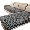 Winter Plush Sofa Cushion Set - Modern Anti-Slip Thickened Cover