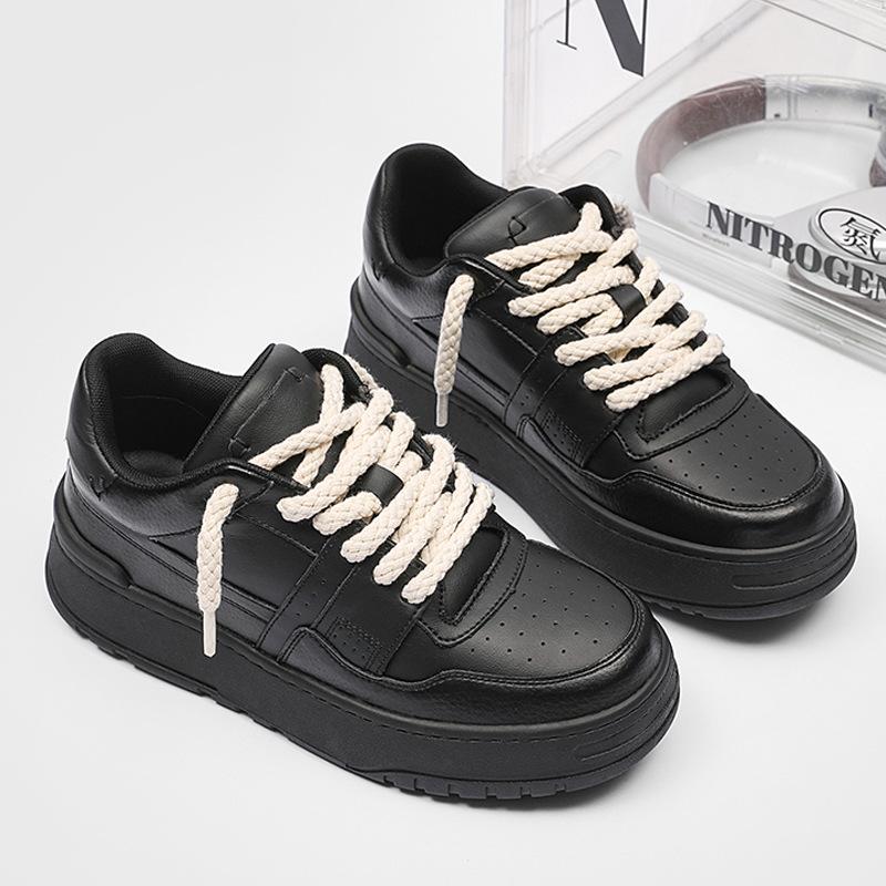 Extra large size bread shoes 2025 new niche American men's trendy shoes heightened men's same student versatile couple shoes