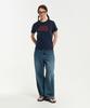 AECA (Woman) Color Chain Stitch Aeca Sports Half Sleeve Tee-Navy