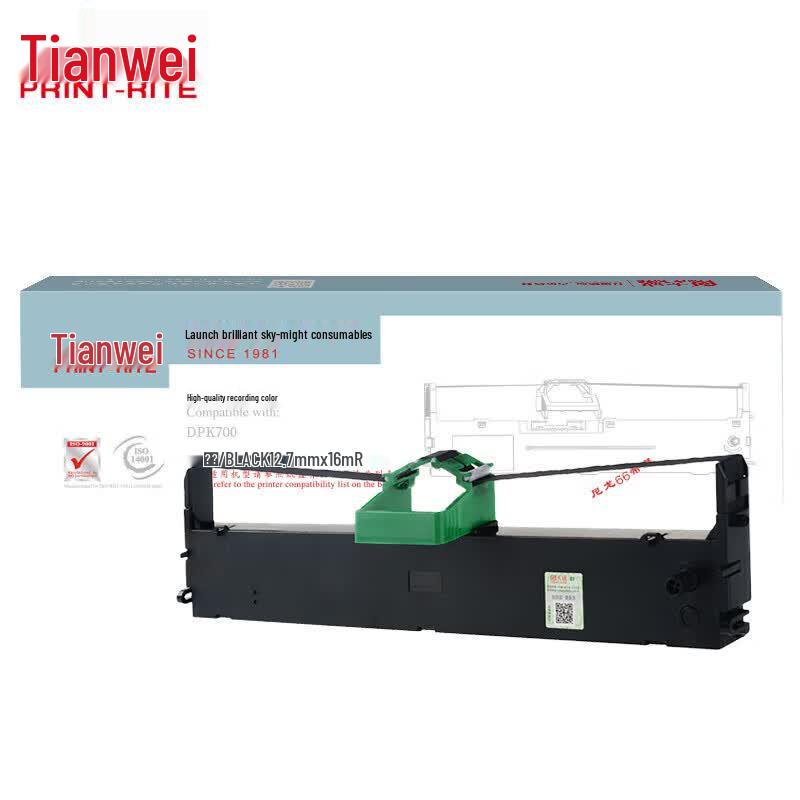 Tianwei DPK700 Series Black Dot Matrix Printer Ribbon