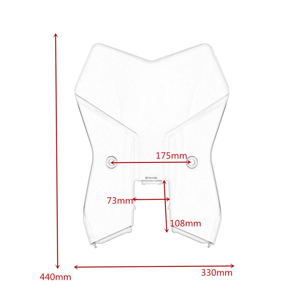KTM 250 ADV 21-24 Enhanced Front Windscreen