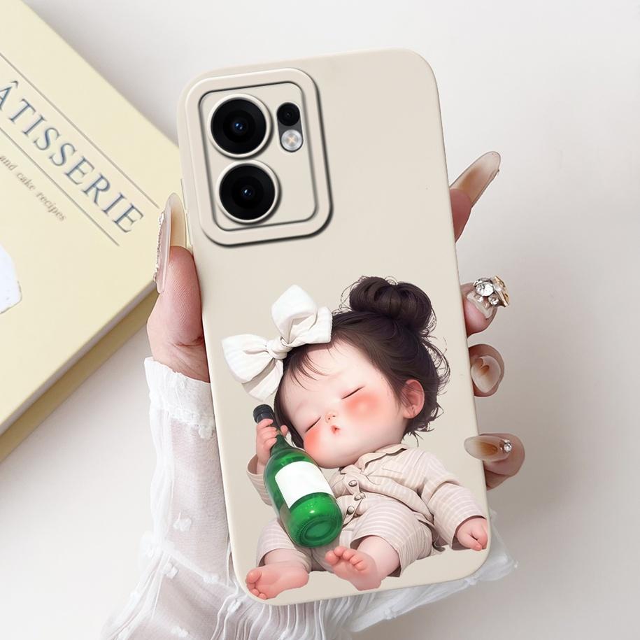 For Oppo Reno13 F 5G Case New Fashion Flower Silicone Soft Bumper Cases For Oppo Reno13F 4G Protection Cover Reno 13F 13FS Coque