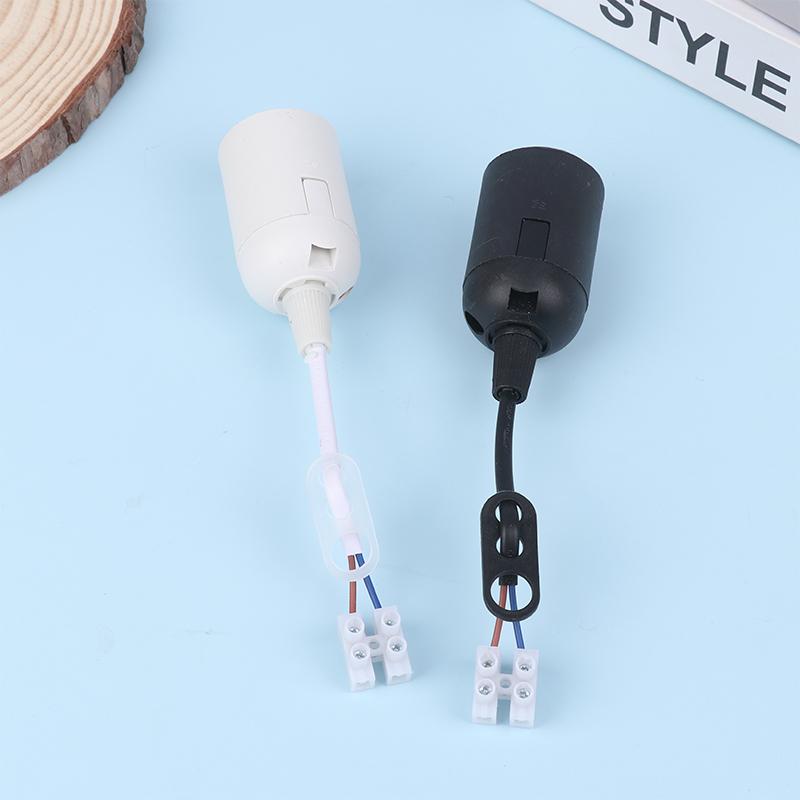 5Pcs E27 Lamp Holder Construction Socket Lamp Holder With Cable Construction Site Socket Renovation Socket Lighting Accessories