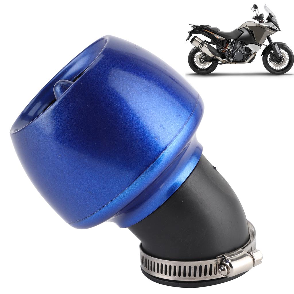 Motorcycle Intake Filter Air Cleaner Washable Reusable Universal for 1.1 1.9in Inner Diameter Pipe