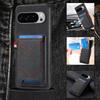 For Google Pixel 10 Pro XL Phone Case Retro Jean Cloth Texture Leather Back Cover with Card Holder