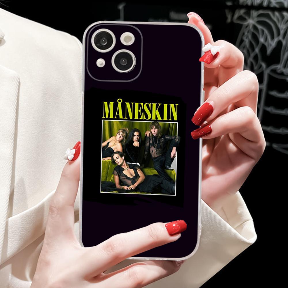 Maneskin Damiano David Phone Case For IPhone 16 15 14 11 12 13 Mini Pro XS Max Cover 6 7 8 Plus X Funda Shell