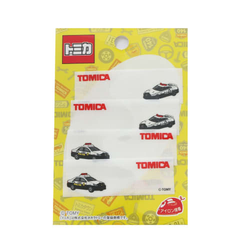 Pioneer Tomica My Name Police Car (4 Pieces) 20mm X 60mm (TOM300-TOM23)