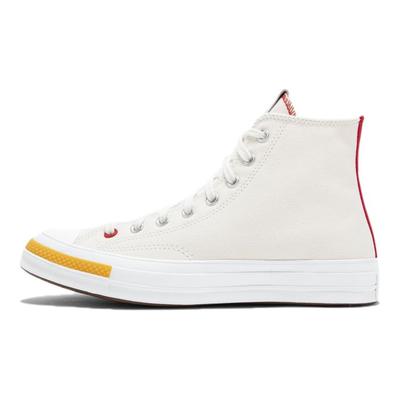 CLOT X Chuck 70 High White Unisex Sneakers Red 171839C