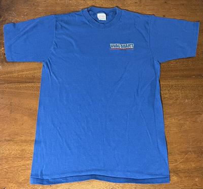 Vintage Single Stitch Walmart Embroidered T-Shirt Medium Walmart Branded 80s 90s Unisex T-Shirt