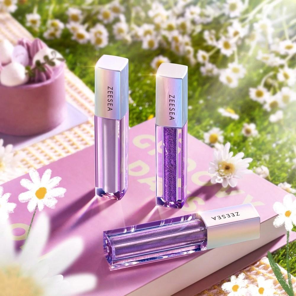 ZEESEA Purple Spring 3-color Liquid Eyeshadow Set