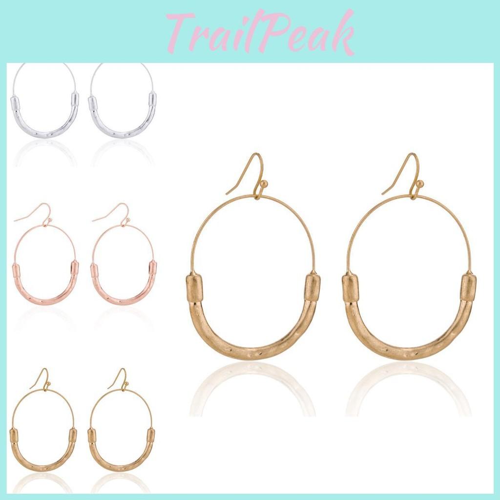 Stylish Earrings Geometric For Women Chic Alloy Modern Fashion Accessories
